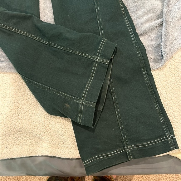 Dark Green Boot Cut/Flare Free People Jeans - Picture 6 of 6